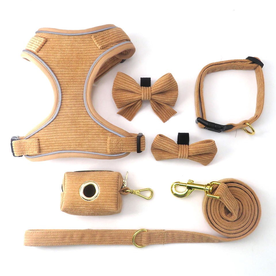 Corduroy stripe harness