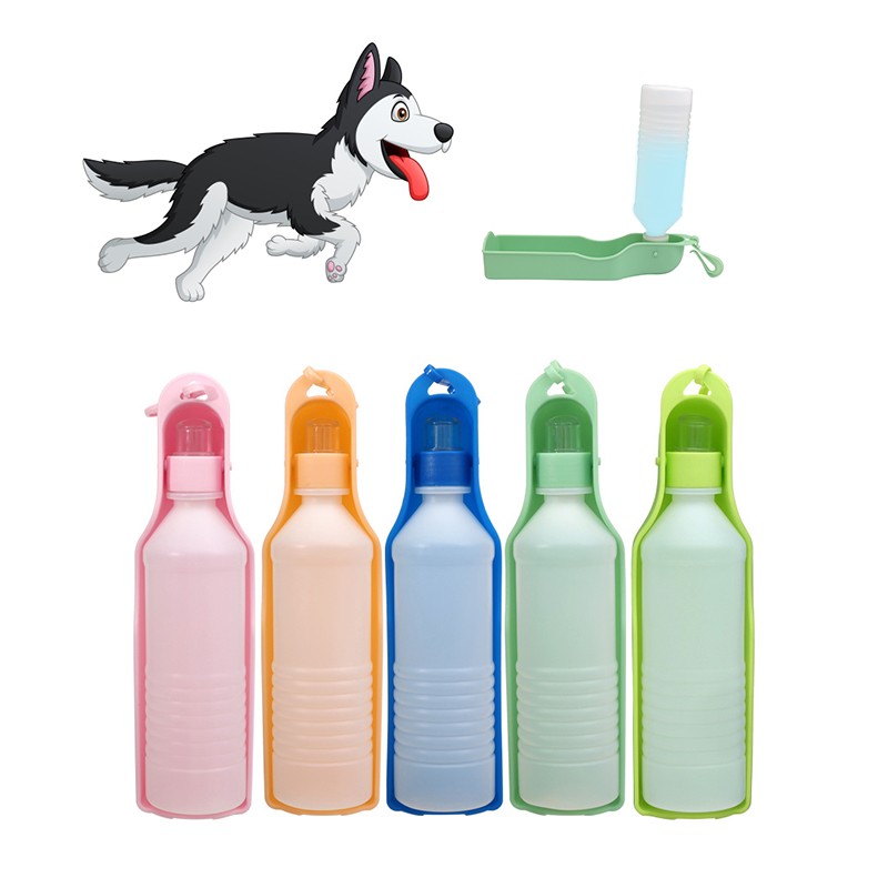 Convenient dog feeding bottle